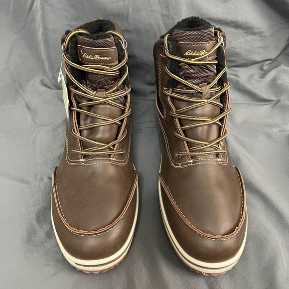 Eddie Bauer WaverlyBrown Boots- Men's Size 13 NEW - Picture 5 of 8